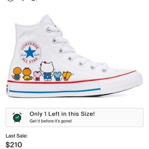 Converse Chuck Taylor All Star Hi hello kitty white
